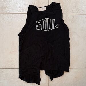SoulCycle Black Sleeveless Top